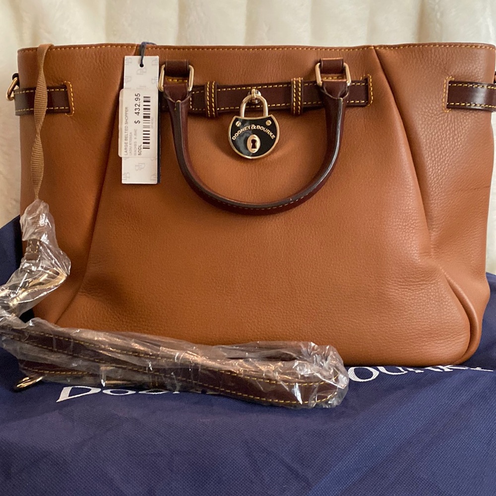 Dooney & Bourke Tan Leather Tote